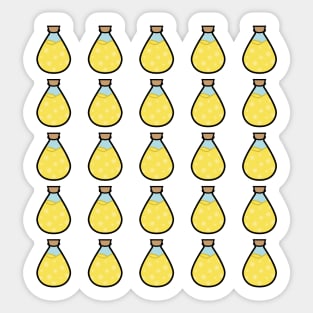 DIY Yellow Potions/Poisons for Tabletop Board Games (Style 2) Sticker